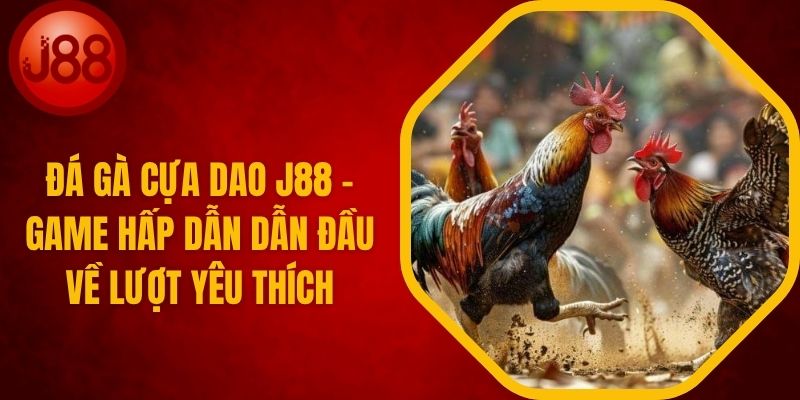 Đá Gà Cựa Dao J88 - Game Hấp Dẫn Top 1