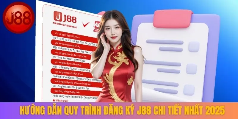 Hướng dẫn quy trình đăng ký J88 chi tiết nhất 2025