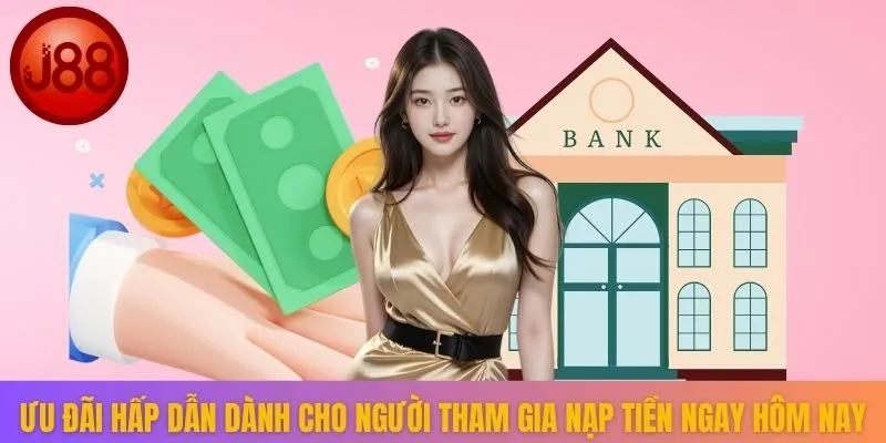Ưu đãi hấp dẫn dành cho người tham gia nạp tiền ngay hôm nay